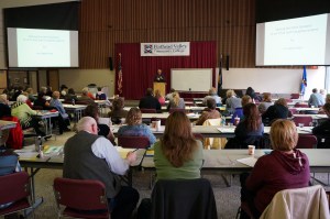 Jim long shot of classroom